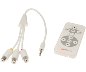 Genlesys OPTIMAX II - iPod DOCKING MULTIMEDIA, MUSIC PROJECTOR (White) w/speaker