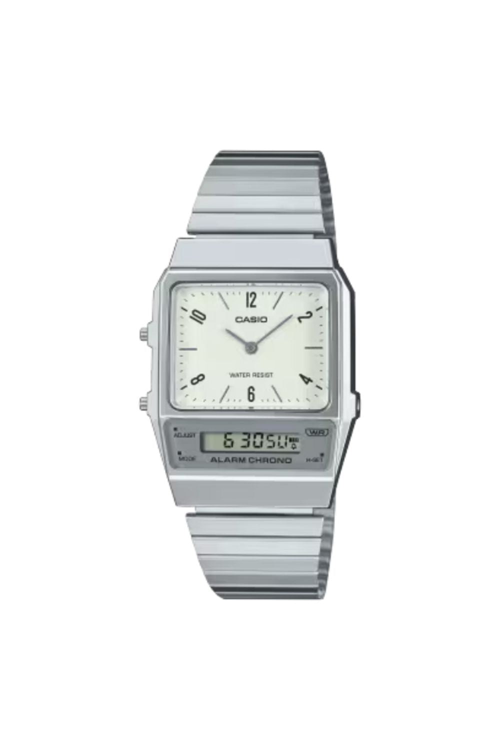 Casio CASIO Unisex's Analog-Digital White Dial Watch - AQ-800E-7A2DF