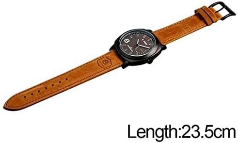 CURREN 8139 Unisex Stylish Quartz Analog Watch with Leather Strap
