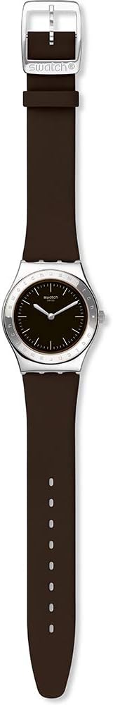 Swatch Lie De Vin YLS205 Silver Leather Quartz Fashion Watch