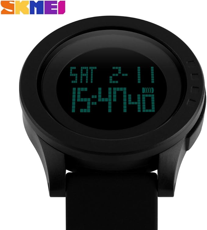 SKMEI 1142 Japanese-Quartz LED Display 50M Waterproof Sports Multifunction Watch