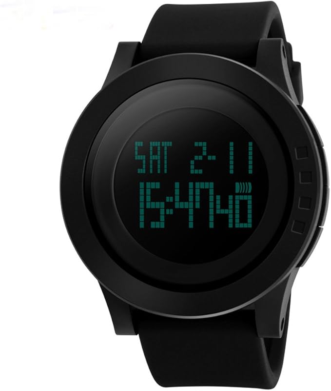 SKMEI 1142 Japanese-Quartz LED Display 50M Waterproof Sports Multifunction Watch