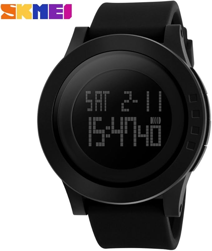 SKMEI 1142 Japanese-Quartz LED Display 50M Waterproof Sports Multifunction Watch