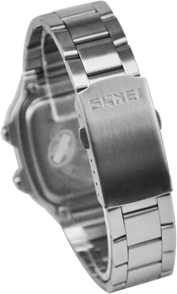 SKMEI Wrist Watch for Men, Digital Sports Waterproof Watch with Dual Time Chronograph Countdown Alarm Backlight