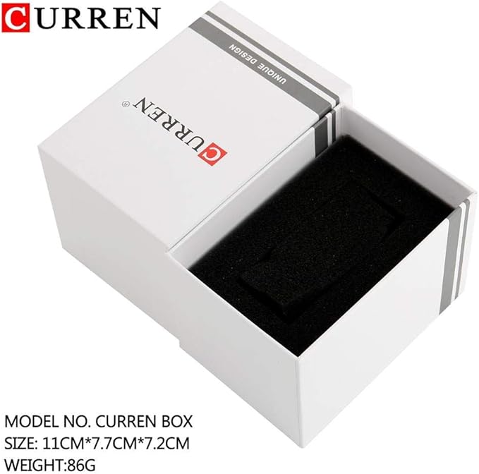 CURREN 8305 Men Quartz Movement Wristwatches Fashion&Casual Leather Band Alloy Case Auto Date