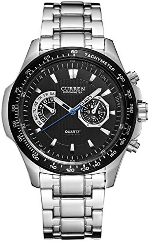 Curren Men's Black Dile Stainless Steel Watch 8020