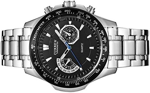 Curren Men's Black Dile Stainless Steel Watch 8020