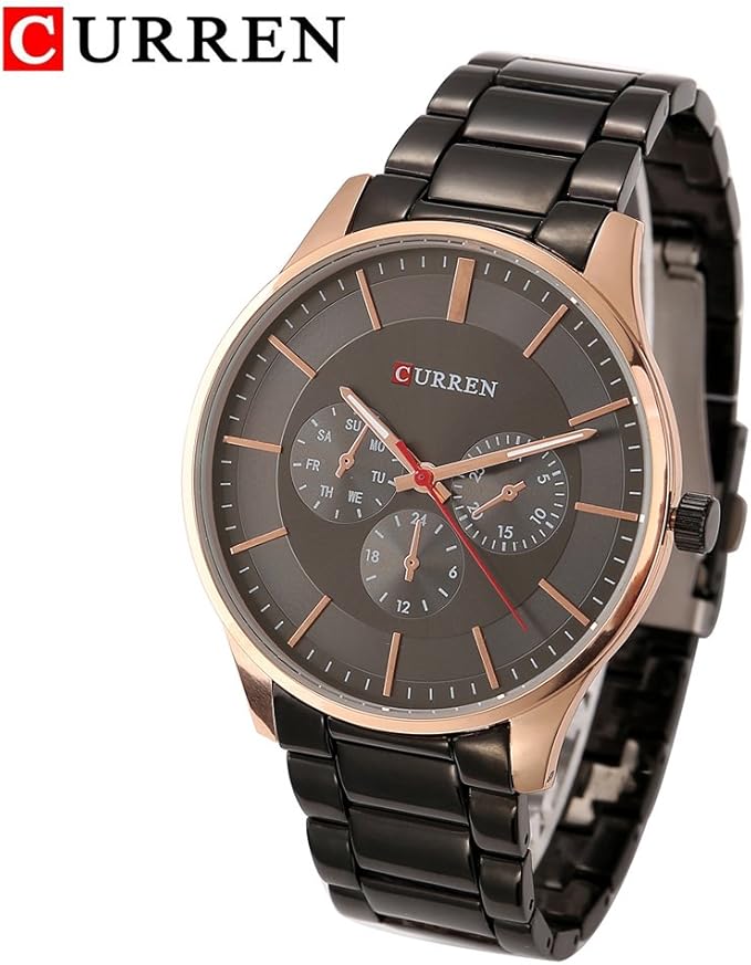CURREN Original Men's Sports Waterproof Stainless steel Quartz Wrist Watch 8282