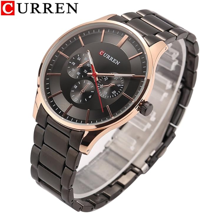 CURREN Original Men's Sports Waterproof Stainless steel Quartz Wrist Watch 8282
