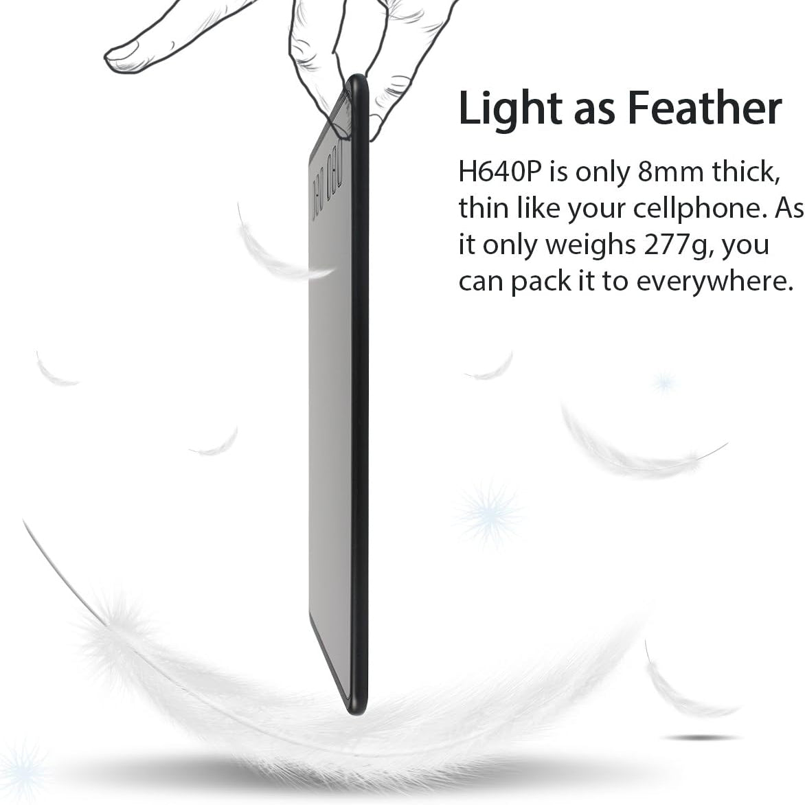HUION Inspiroy H640P Drawing Tablet