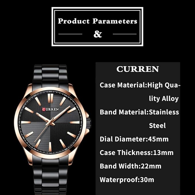 CURREN 8322 Man Watch Man Sport Watch Man Waterproof Outdoor Wristwatch Man Watch Man Quartz Watch Business Watch Male Watch for Men