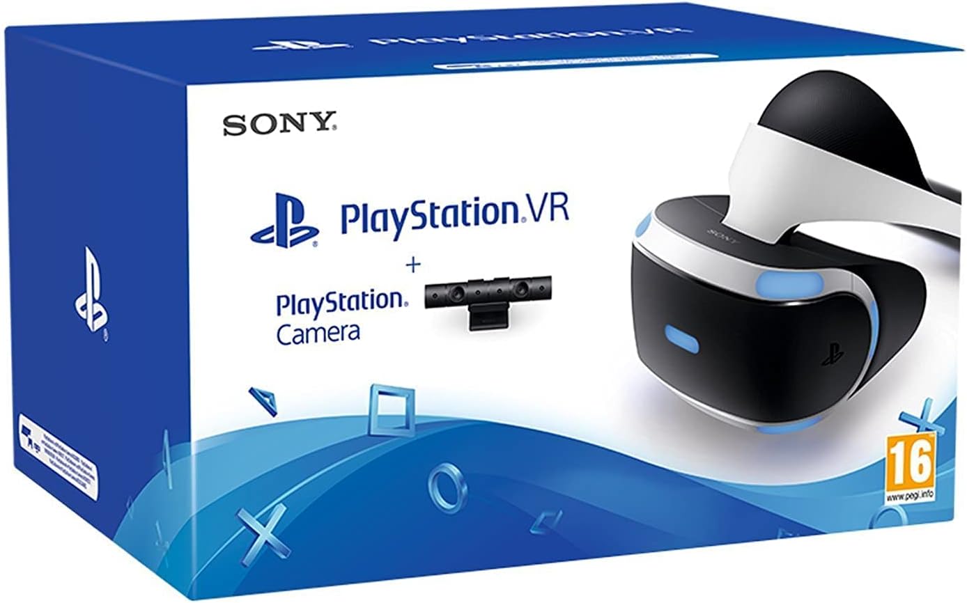 VR (Virtual Reality) Headset with Camera and 1 Game (PS4)