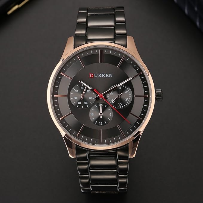 CURREN Original Men's Sports Waterproof Stainless steel Quartz Wrist Watch 8282