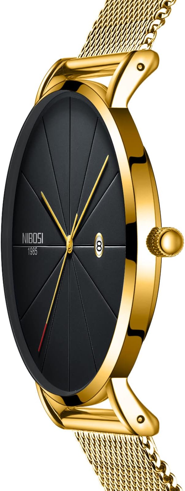 NIBOSI Watches for Men Analog Quartz Clown Dial Boy Wrist Watches Fashion Cartoon Waterproof Leather Strap Men's Watches Birthday Gift