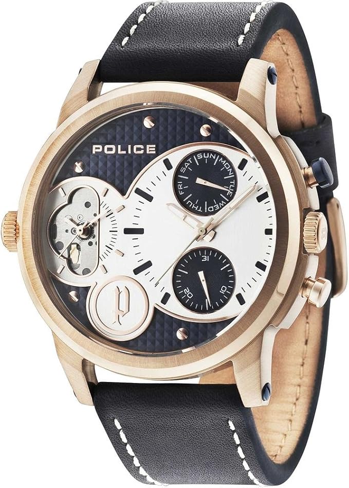 Police DIAMONDBACK PL14376JSR.03 Mens Chronograph Dual Display