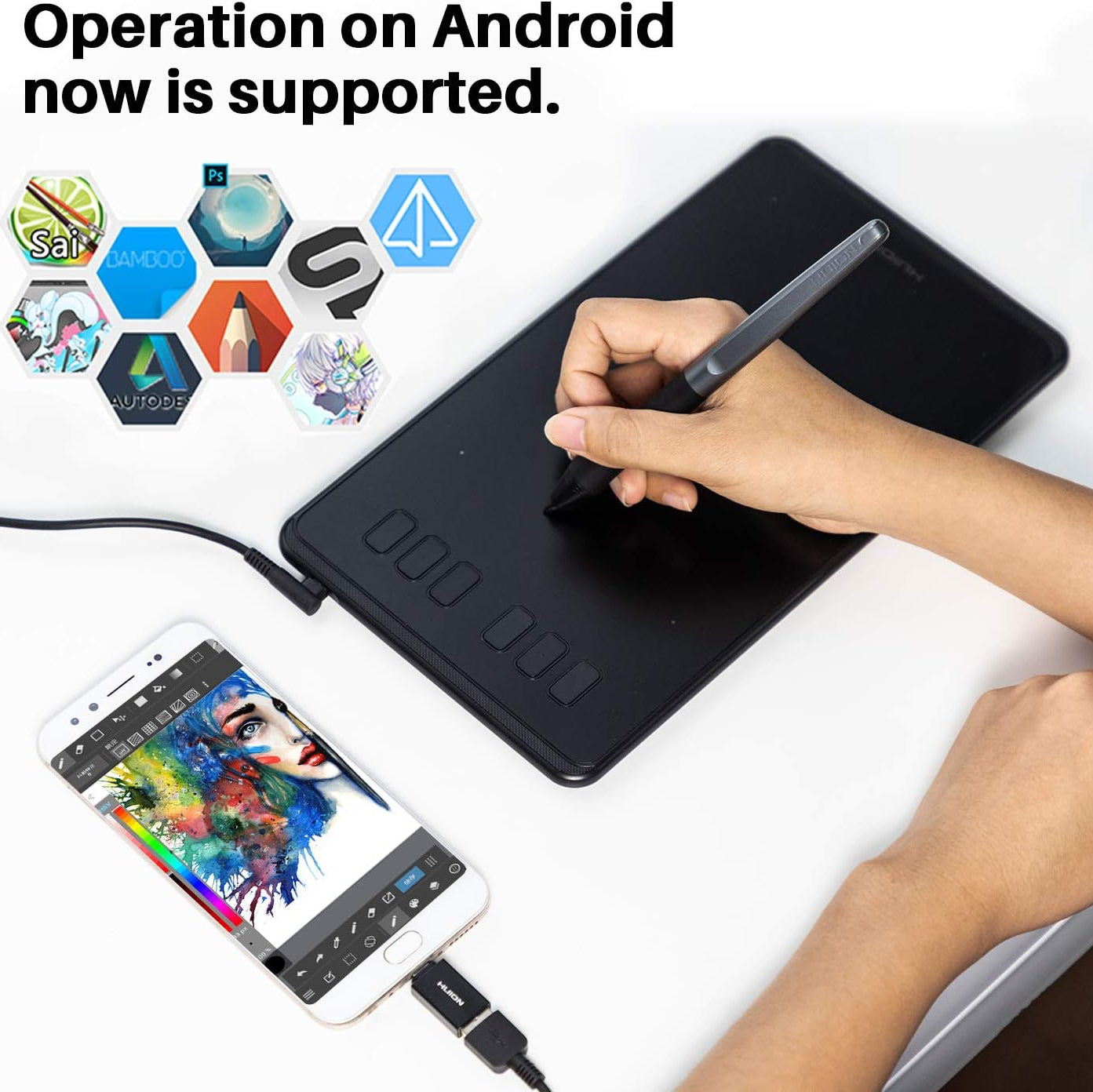 HUION Inspiroy H640P Drawing Tablet