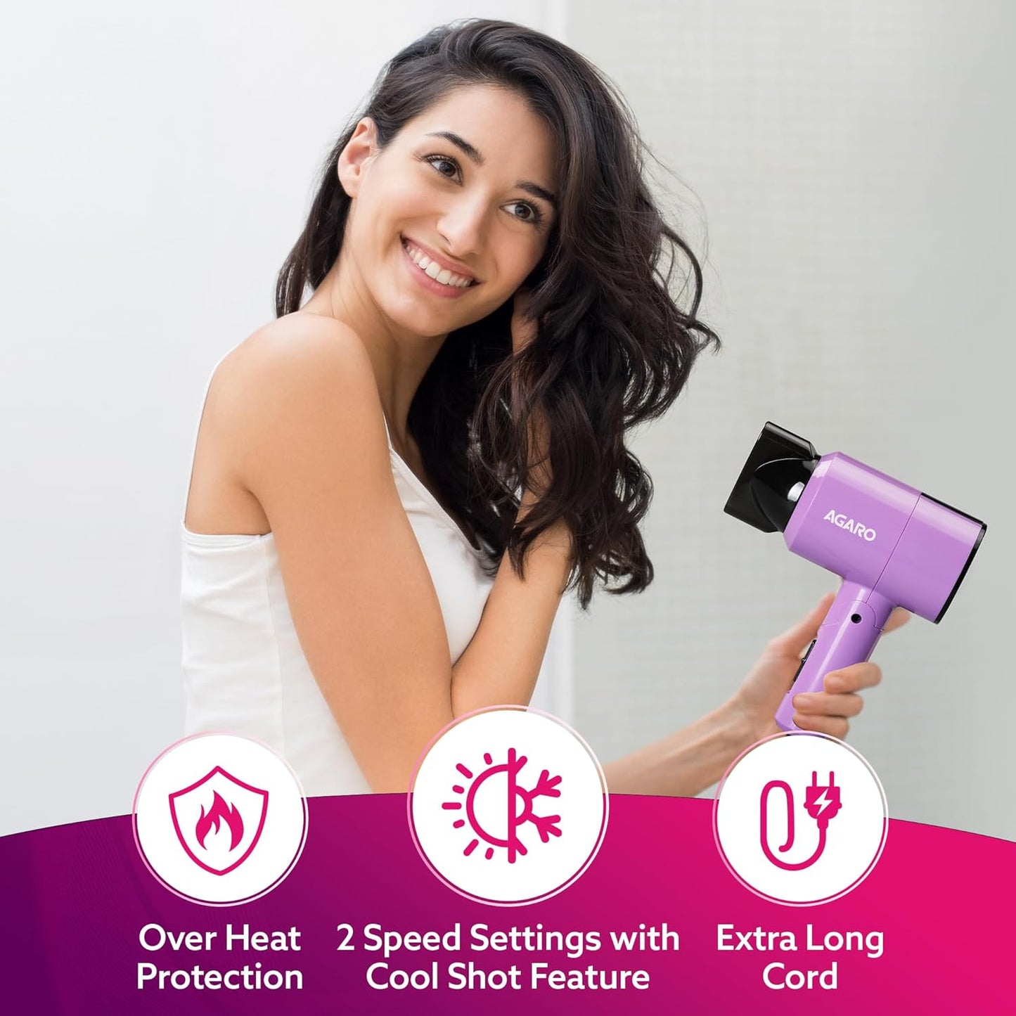 AGARO HD-1211 Hair Dryer