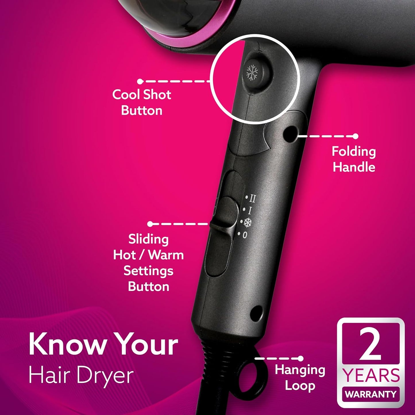 AGARO HD-1214 Premium Hair Dryer