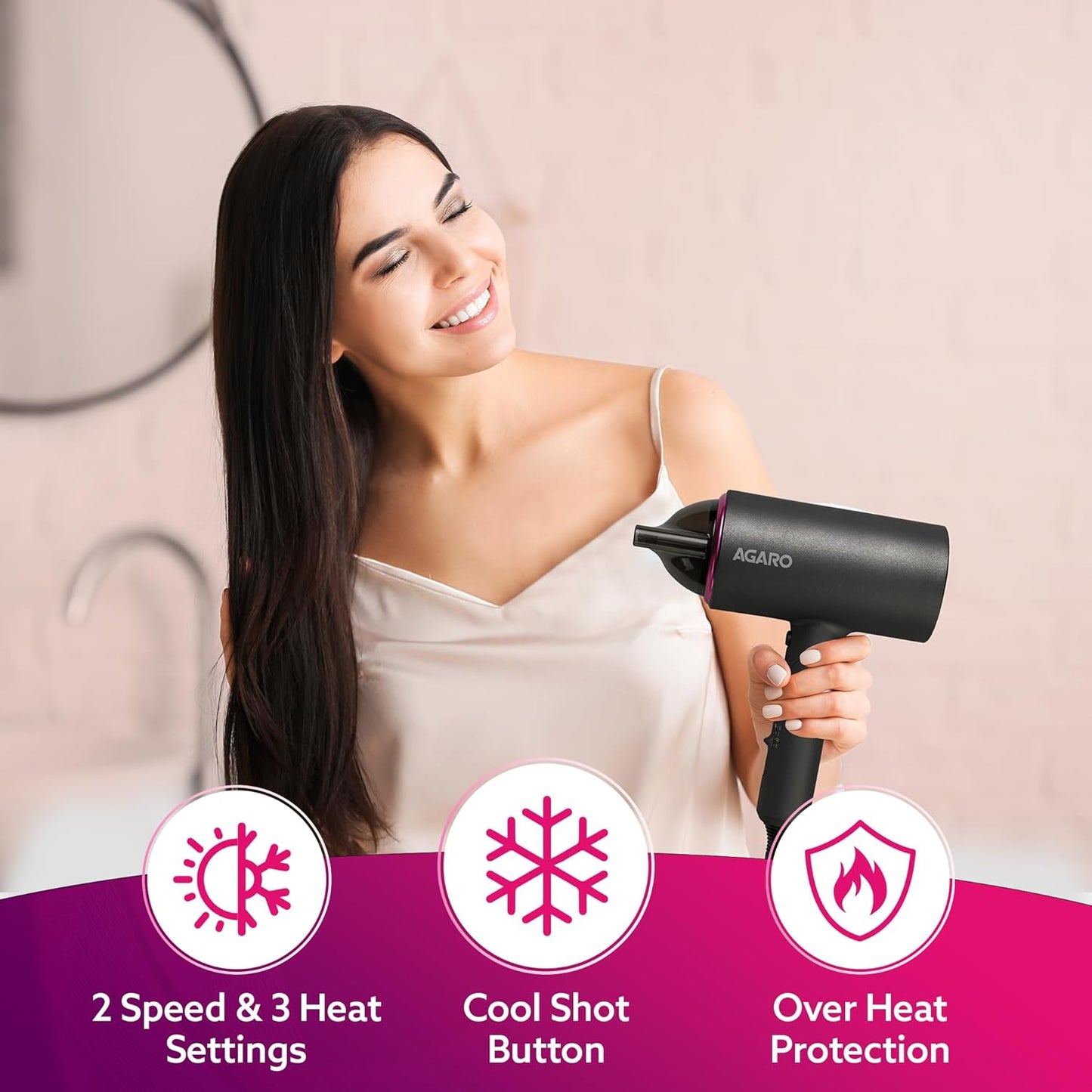 AGARO HD-1214 Premium Hair Dryer