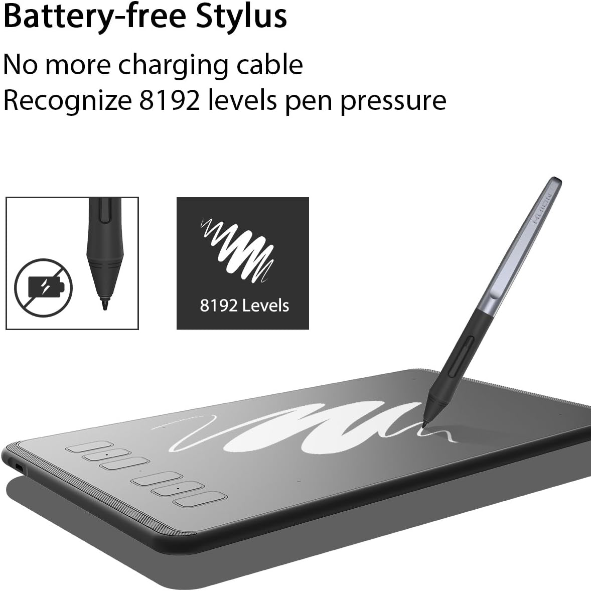 HUION Inspiroy H640P Drawing Tablet