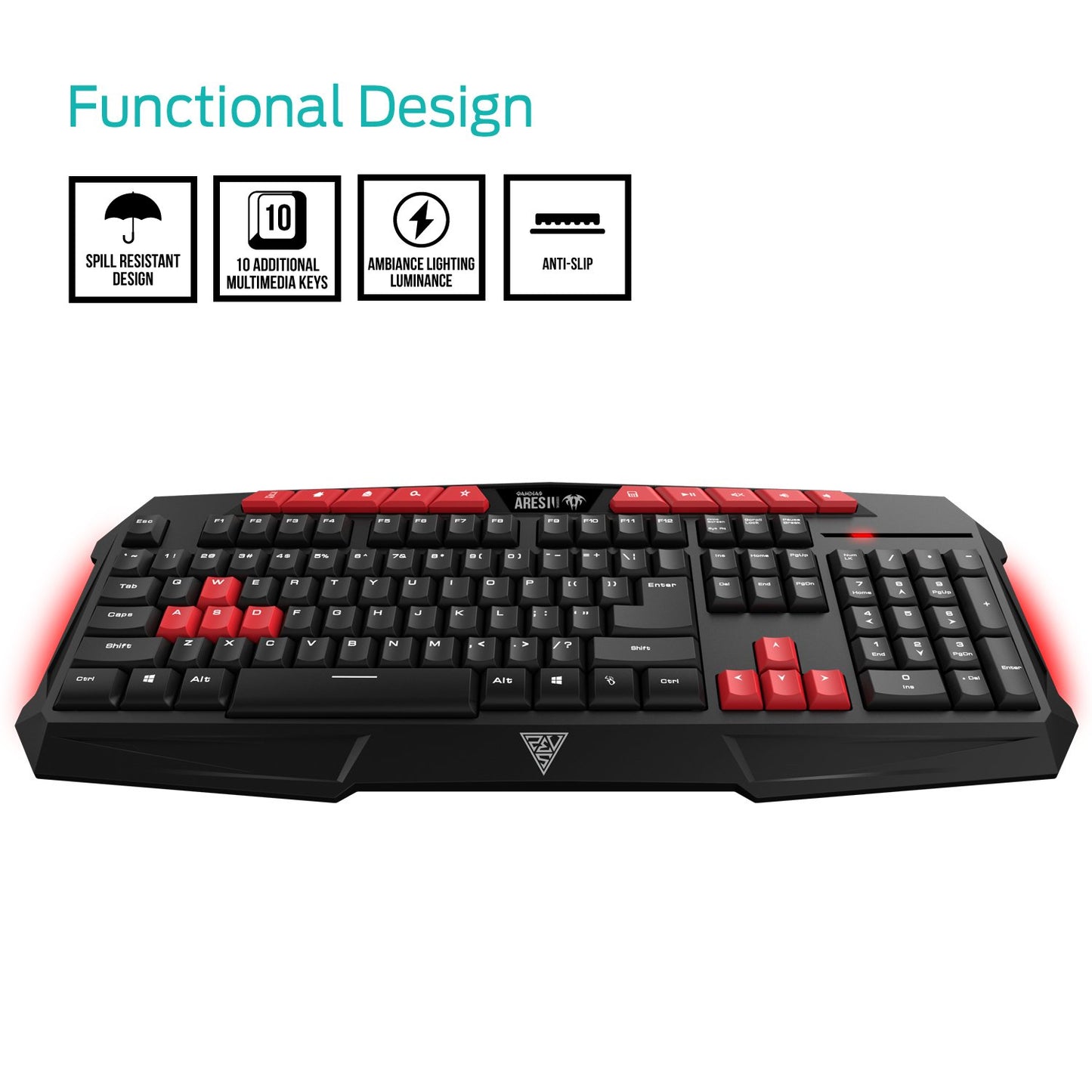Gamdias Ares V2 Essential Combo Gaming Set