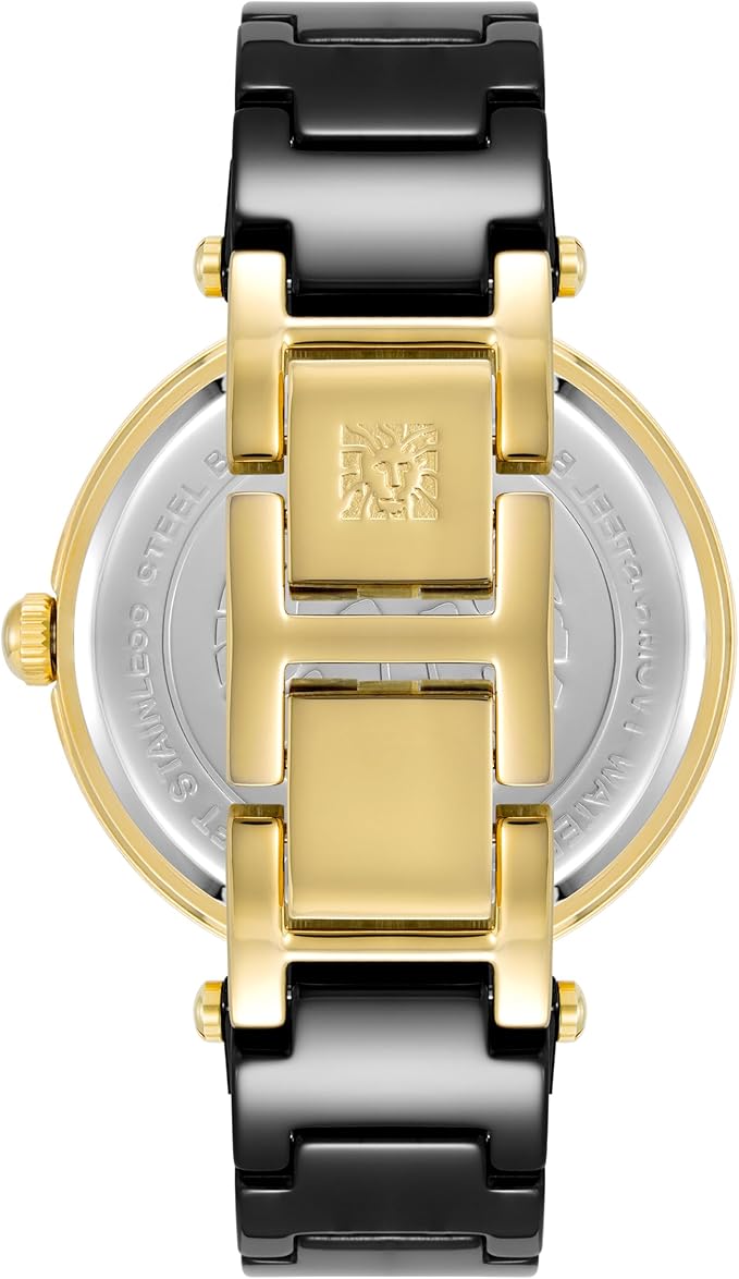 Anne Klein Damenuhr mit Keramikarmband, AK/1018BKBK