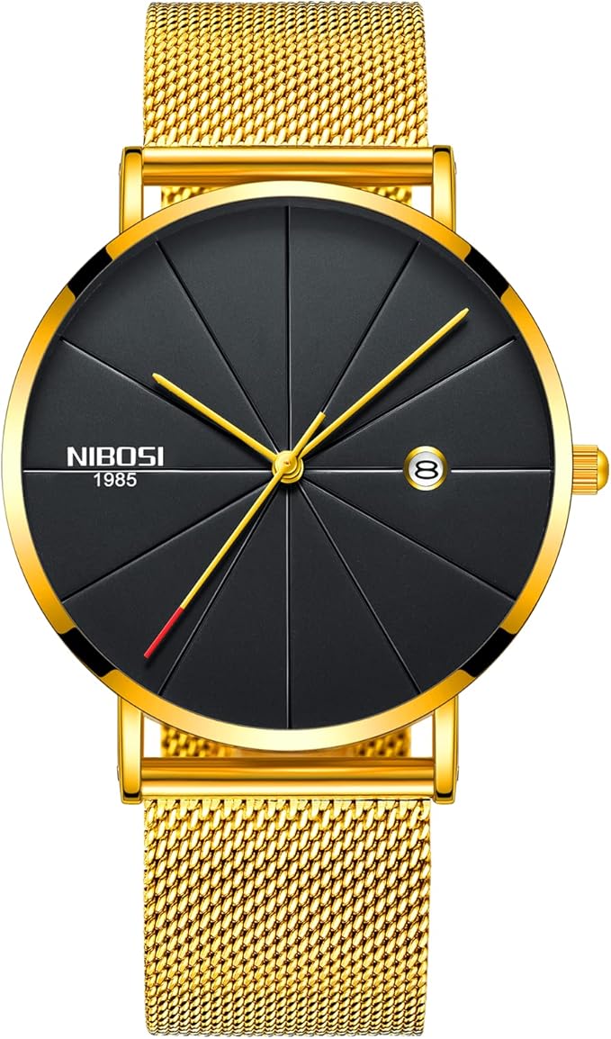 NIBOSI Watches for Men Analog Quartz Clown Dial Boy Wrist Watches Fashion Cartoon Waterproof Leather Strap Men's Watches Birthday Gift