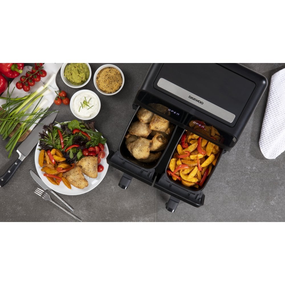 Double Drawer Digital Air Fryer - 8L