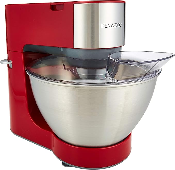 KENWOOD Stand Mixer Kitchen Machine PROSPERO 900W with 4.3L Stainless Steel Bowl, K-Beater, Whisk, Dough Hook, Blender KM241006 Red