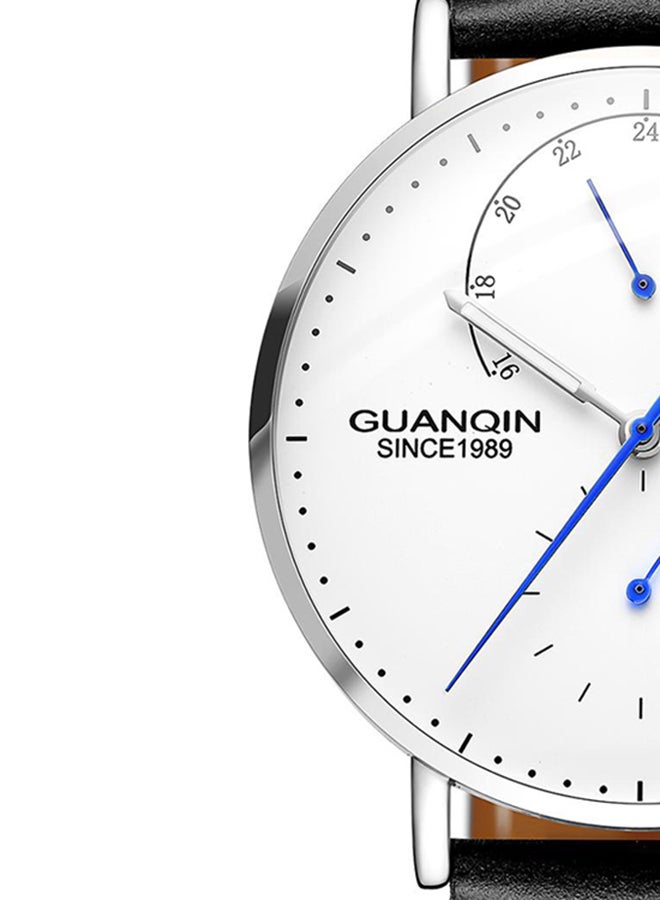 Men's Leather Chronograph Wrist Watch GS19101