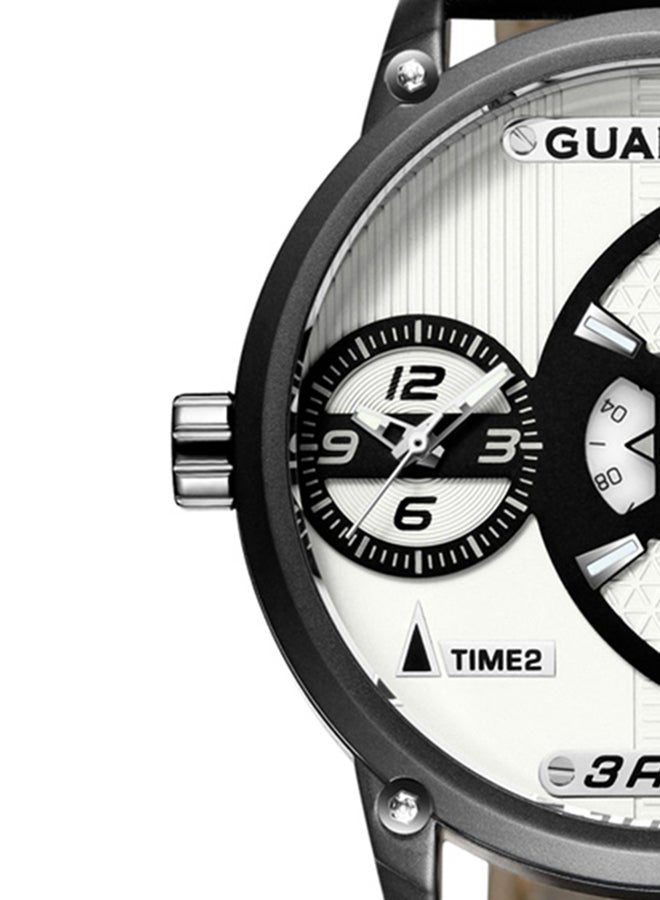 Men's Leather Chronograph Wrist Watch GS19076