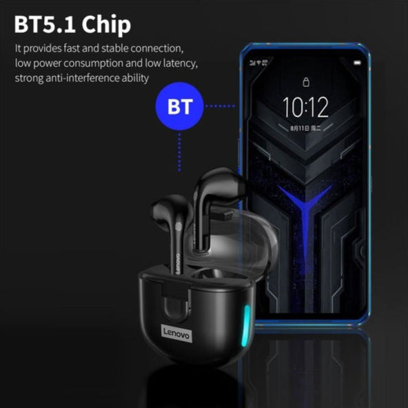 Lenovo New LP12 Wireless BT 5.1 Earbuds