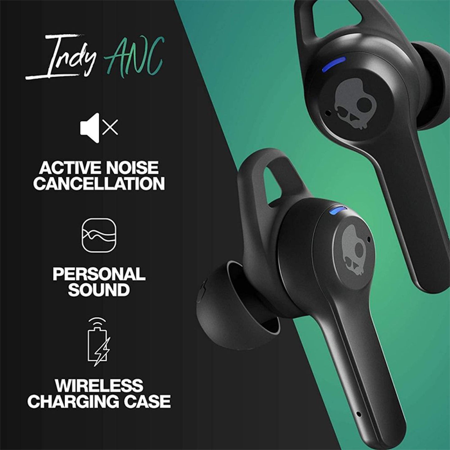 Skullcandy Indy XT ANC True Wireless Noise Cancelling in-Ear Earbuds