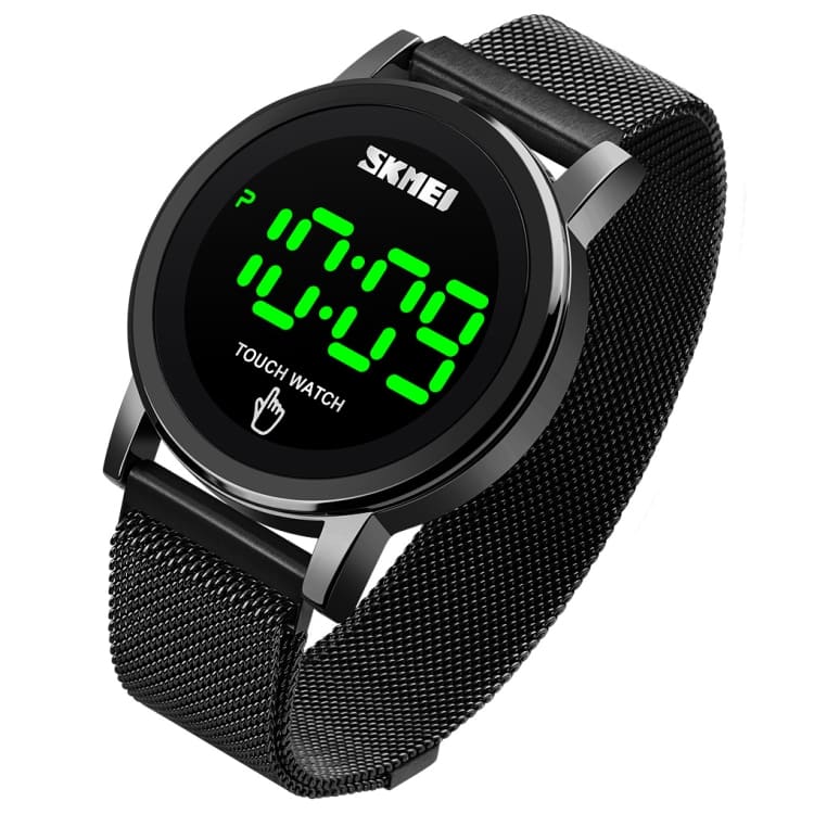 SKMEI 1668 Digital 3 ATM Water Resistant LED Luminous Touch Watch for Men - SKMEI WATCH