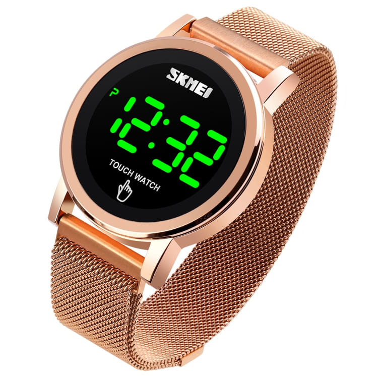 SKMEI 1668 Digital 3 ATM Water Resistant LED Luminous Touch Watch for Men - SKMEI WATCH