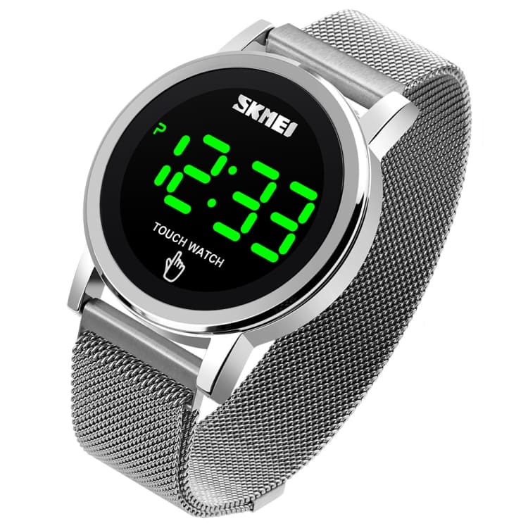 SKMEI 1668 Digital 3 ATM Water Resistant LED Luminous Touch Watch for Men - SKMEI WATCH
