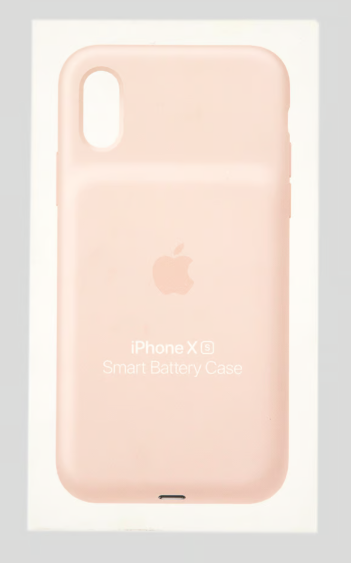 Apple iPhone XS Smart Battery Case, Pink Sand