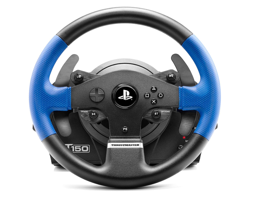 ThrUStmaster T150 Force Feedback (Ps5 /Ps4 / Ps3 / Pc), Black/Blue
