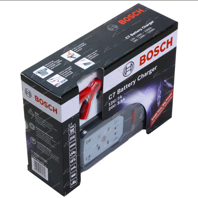 Bosch C7 12/24-Volt 6-Mode Battery Charger and Maintainer