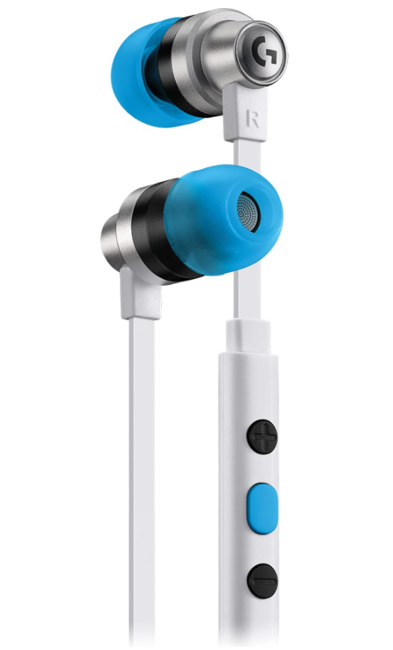 Logitech G333 K/Da Gaming Earphones With In-Line Mic And Controls, Dual Drivers, Official League Of Legends Gaming Gear For Pc, Smartphone, Ps, Xbox, Nintendo With 3.5mm Aux Or Usb-C Port - White