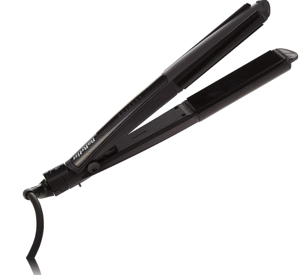 BaByliss Hair Straightener wet & Dry Straight, Dual-function Straightening And Curling, Advanced Heat Technology With Quick Heat-up Time, Long-lasting Results & Salon-quality Styling, ST330SDE (Black)