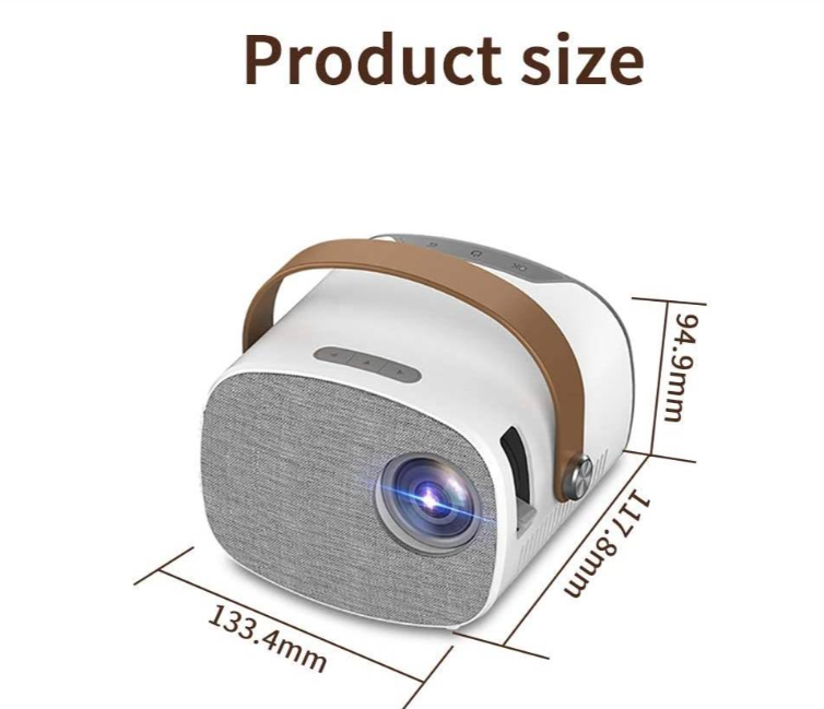 Generic Mini Portable LED Outdoor Projector, High Resolution 1080P, Supports Mobile / HDMI / Micro SD / USB Flash Drive, AV | Egm240
