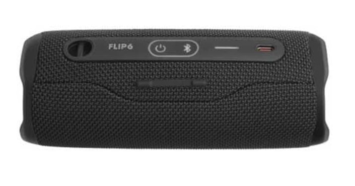 JBL Flip 6 Portable IP67 Waterproof Speaker with Bold JBL Original Pro Sound, 2-Way Speaker, Powerful Sound and Deep Bass, 12 Hours Battery, Safe USB-C Charging Protection - Black, JBLFLIP6BLK