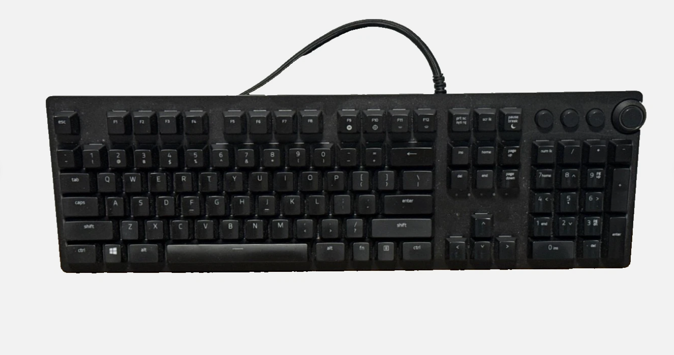 Razer Huntsman Elite Opto Mechanical Gaming Keyboard Clicky Optical Switch, Rz03-01871000-R3M1
