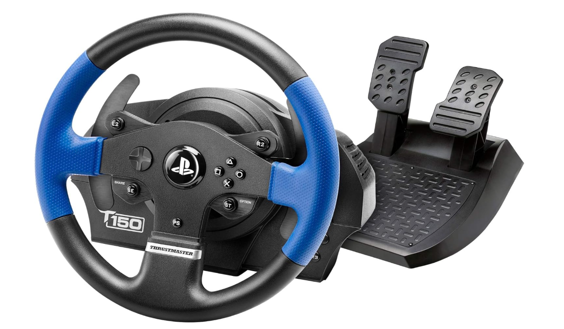 ThrUStmaster T150 Force Feedback (Ps5 /Ps4 / Ps3 / Pc), Black/Blue