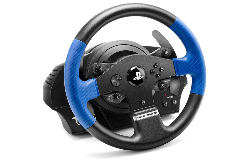 ThrUStmaster T150 Force Feedback (Ps5 /Ps4 / Ps3 / Pc), Black/Blue