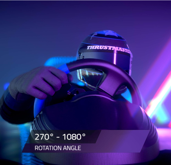 ThrUStmaster T150 Force Feedback (Ps5 /Ps4 / Ps3 / Pc), Black/Blue