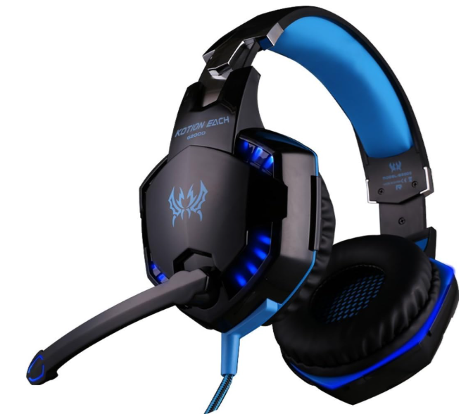 G2000 Gaming Headset Deep Bass Computer Game Headphones with microphone LED Light for computer PC Gamer