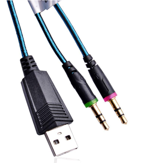 G2000 Gaming Headset Deep Bass Computer Game Headphones with microphone LED Light for computer PC Gamer