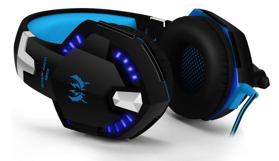 G2000 Gaming Headset Deep Bass Computer Game Headphones with microphone LED Light for computer PC Gamer